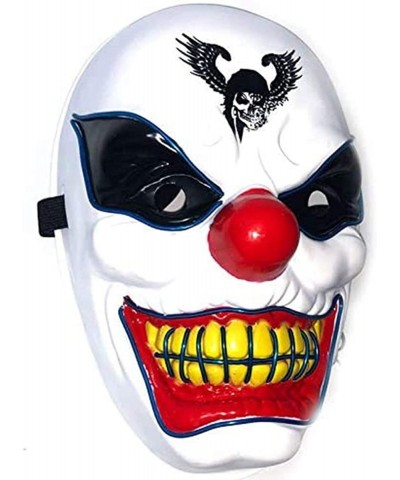 Halloween Led Light Up Clown Mask Scary LED Flash Mask Creepy Cosplay Costume Party Pros $28.02 Kids' Dress-Up Accessories