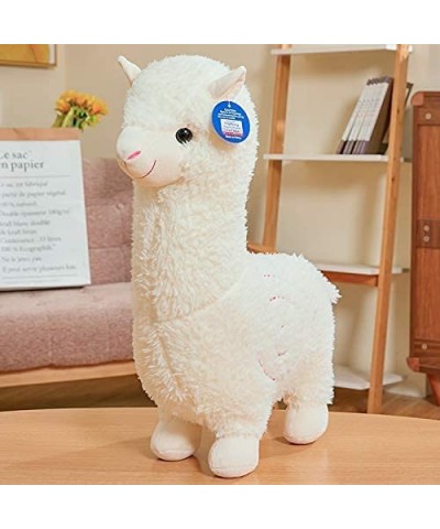 18" Alpaca Plush Toy Llama Stuffed Animal Large Doll Plushie Hug Pillow Soft Fluffy Cushion Super Kawaii Gift for Birthday Gi...