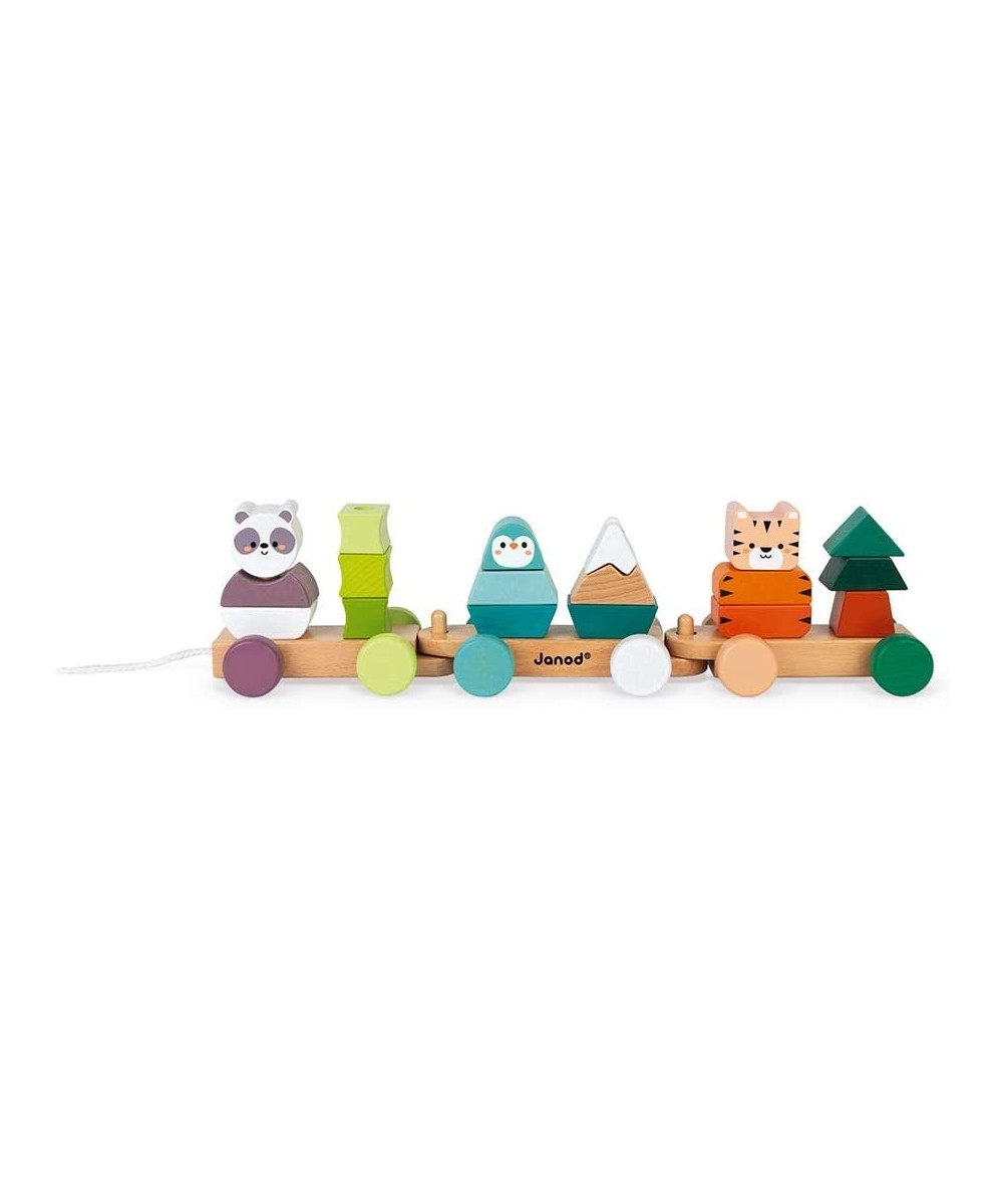 World Wildlife Federation - Pull Along 21 Piece Animal Stacking Train - Ages 2+ - J08603 $60.17 Early Development & Activity ...