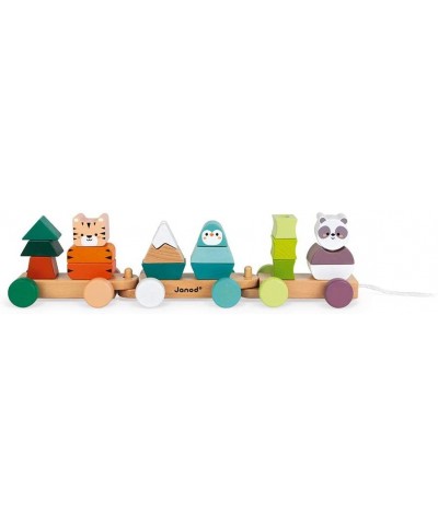 World Wildlife Federation - Pull Along 21 Piece Animal Stacking Train - Ages 2+ - J08603 $60.17 Early Development & Activity ...