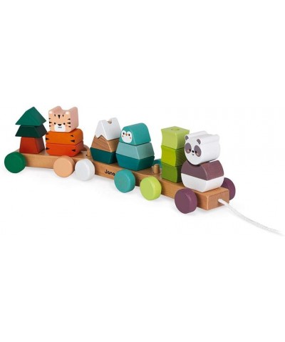 World Wildlife Federation - Pull Along 21 Piece Animal Stacking Train - Ages 2+ - J08603 $60.17 Early Development & Activity ...