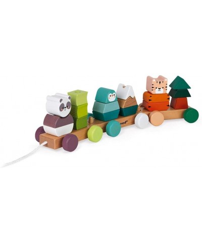 World Wildlife Federation - Pull Along 21 Piece Animal Stacking Train - Ages 2+ - J08603 $60.17 Early Development & Activity ...