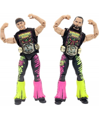 AEW UNRIVALED 2 Pack - The Young Bucks - 6-Inch Matt Jackson and Nick Jackson Figures with Accessories Multi $77.63 Action Fi...