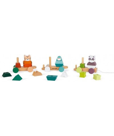 World Wildlife Federation - Pull Along 21 Piece Animal Stacking Train - Ages 2+ - J08603 $60.17 Early Development & Activity ...