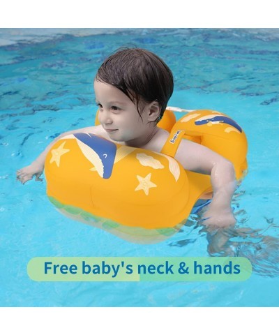 Inflatable Baby Shoulder Pool Float with Canopy for Toddler Learn Swimming Training 30-70lbs Children Sea Beach Pool (X-Large...