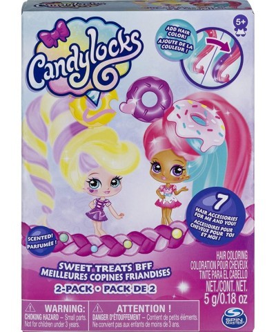 Candylocks BFF 2-Pack 3" Jilly Jelly and Donna Nut Scented Collectible Dolls with Accessories $27.37 Dolls