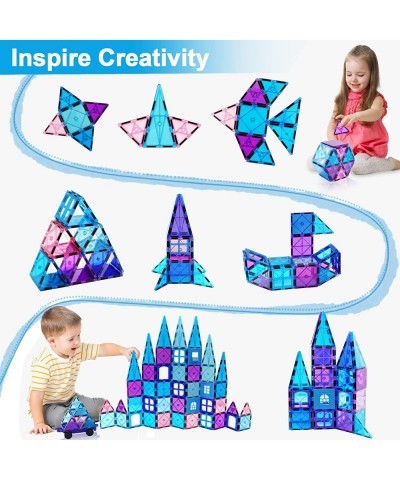 Magnetic Tiles Kids Toys for 2 3 4 5 6 7 8 Year Old Girls Boys 3D Magnetic Building Blocks Educational Toddler Toys for Age 2...