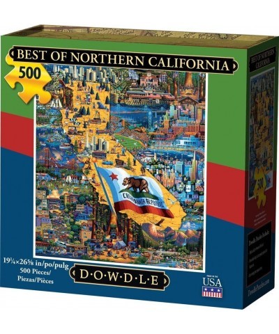 Dowdle Jigsaw Puzzle - Best of Northern California - 500 Piece $42.42 Jigsaw Puzzles