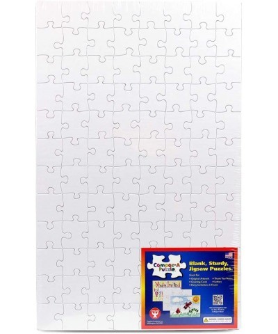 Blank Jigsaw Puzzle – Compoz-A-Puzzle – 10 x 16 Inch - 96 Pieces 4 Puzzles with Envelopes $30.26 Jigsaw Puzzles