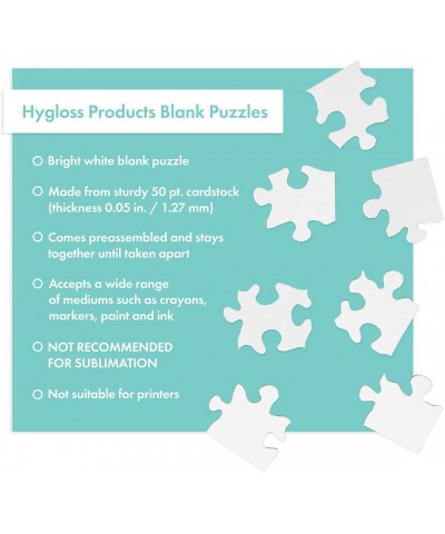 Blank Jigsaw Puzzle – Compoz-A-Puzzle – 10 x 16 Inch - 96 Pieces 4 Puzzles with Envelopes $30.26 Jigsaw Puzzles