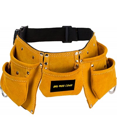 Tool Belt - Kids Brown Faux Suede Pretend Play Belt for Tools with Adjustable Strap $42.30 Toy Construction Tools