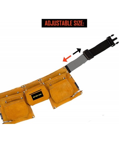 Tool Belt - Kids Brown Faux Suede Pretend Play Belt for Tools with Adjustable Strap $42.30 Toy Construction Tools