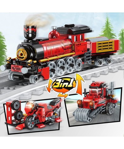 Train Building Sets for Boys 6-10 3 in 1 City Creator Building Kit Creative STEM Projects for Kids Ages 6 7 8 9 10 11 12 New ...