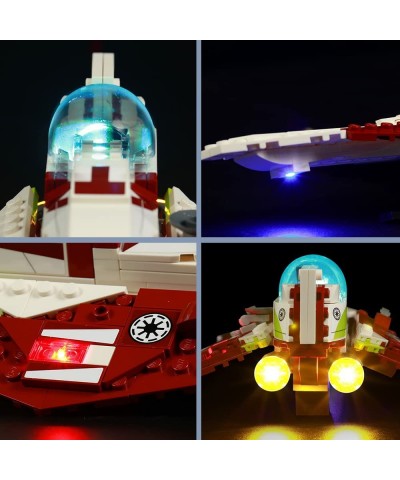 LED Light Kit for Lego OBI-Wan Kenobi’s Jedi Starfighter 75333 Building Set Compatible with Lego 75333 (Without Model Lights ...