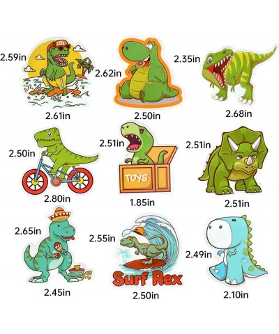 Cute Dinosaur Stickers for Kids - 50PCS Waterproof Dino Stickers Pack Vinyl Laptop Stickers Cool Aesthetic Stickers for Water...