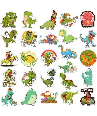 Cute Dinosaur Stickers for Kids - 50PCS Waterproof Dino Stickers Pack Vinyl Laptop Stickers Cool Aesthetic Stickers for Water...