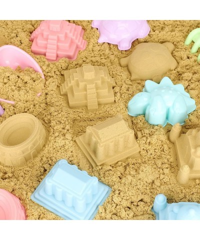 Beach Toys Kids Sand Toy Set 33 PCS Including Beach Bucket Water Wheel Watering Can Shovel Rake Sea Animal Molds and Storage ...