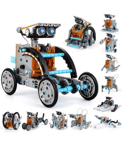 12-in-1 STEM Solar Robot Kit Toys Gifts for Kids 8 9 10 11 12 13 Years Old Educational Building Science Experiment Set Birthd...