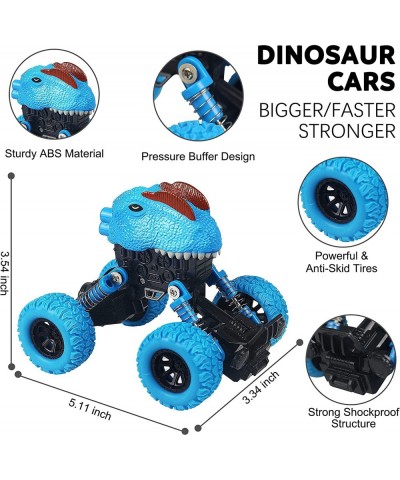 Dinosaur Toys for Kids 3-5 4 Pack Pull Back Cars for 3 4 5 6 7 Year Old Boys Girls Kids Toy Dino Monster Trucks for Toddlers ...