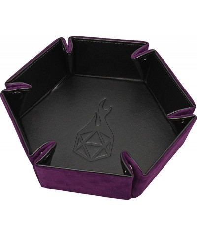 Dice Tray Portable Folding Dice Rolling Tray for use as DND Dice Tray D&D Dice Tray or Dice Game 6.5 Inch Quiets Rolling Meta...