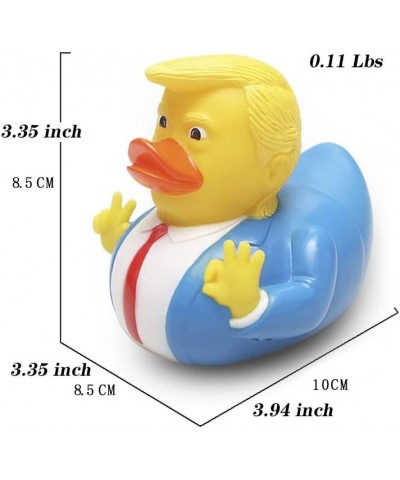 2Pcs Trump Duck Squeak Bath Duck Baby Bath Toys Rubber Duck Funny Gift for Kids $22.31 Bathtub Toys