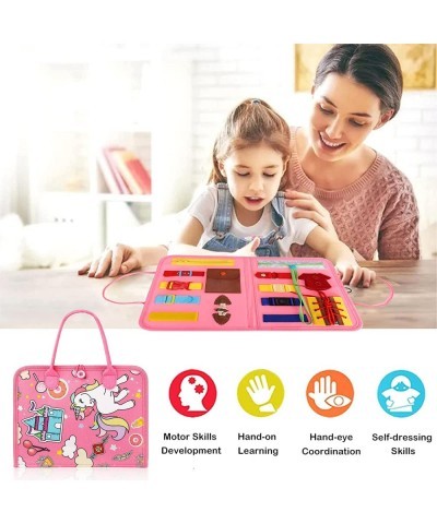 Busy Board Montessori Toys for Baby Girl Sensory Board Learning Toys for Toddlers Autism Educational Travel Toys Ideal $17.16...