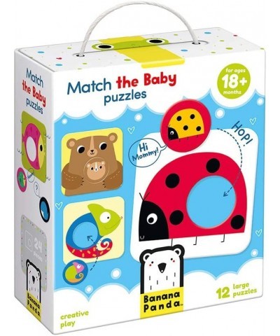 Match The Baby Puzzle Set Beginner Puzzles & Matching Activity Ages 18 Months & Up Multicolor (Model: 33683) & Suuuper Size M...