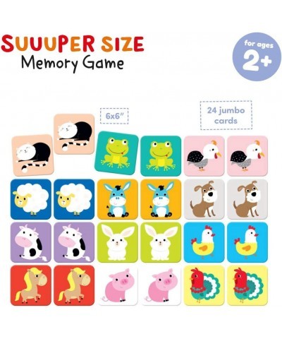 Match The Baby Puzzle Set Beginner Puzzles & Matching Activity Ages 18 Months & Up Multicolor (Model: 33683) & Suuuper Size M...