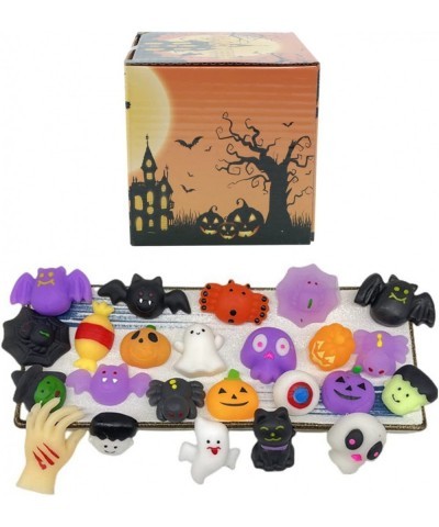 24pcs Halloween Mini Kawaii Squishy Toy Treat Bag Stuffers Goody Bag Filler Halloween Treats Prizes Toys (Halloween) $20.06 M...