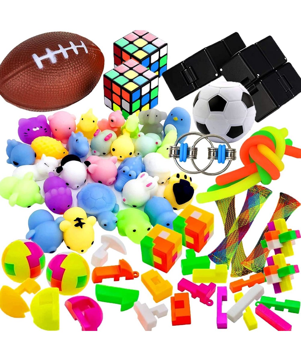 23Pcs Sensory Fidget Toys Set for Stress Relief and Anti Anxiety Party Favor Toy for Kids Adults Stress Balls Infinite Cube T...