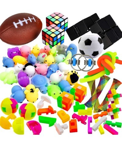 23Pcs Sensory Fidget Toys Set for Stress Relief and Anti Anxiety Party Favor Toy for Kids Adults Stress Balls Infinite Cube T...