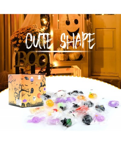 24pcs Halloween Mini Kawaii Squishy Toy Treat Bag Stuffers Goody Bag Filler Halloween Treats Prizes Toys (Halloween) $20.06 M...