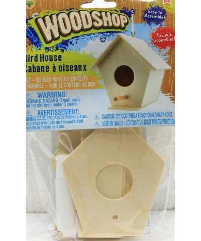 Set of 2 Kids DIY Bird House and Bird Feeder - Easy To Assemble Activity Sets for Children $15.64 Craft Kits