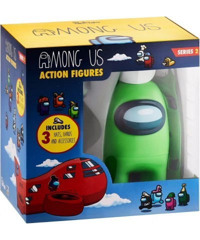 Among Us Action Figure | One of Four 6.7-Inch-Tall Collectibles | Among Us Toys and Playable Mini Toys | Green Crewmate in Th...