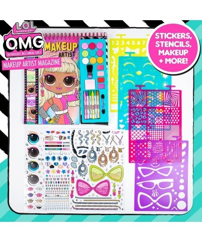 L.O.L. Surprise! O.M.G. Make-Up Artist Magazine Double Feature Series Includes Spiral-Bound Make-Up Sketchbook Crayons Sticke...