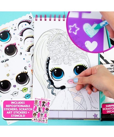 L.O.L. Surprise! O.M.G. Make-Up Artist Magazine Double Feature Series Includes Spiral-Bound Make-Up Sketchbook Crayons Sticke...