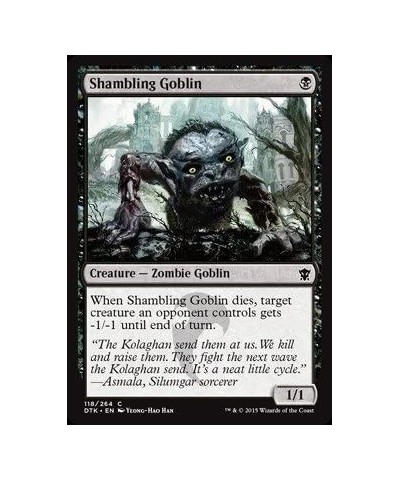 Shambling Goblin (118/264) - Dragons of Tarkir - Foil $10.36 Magic Kits & Accessories