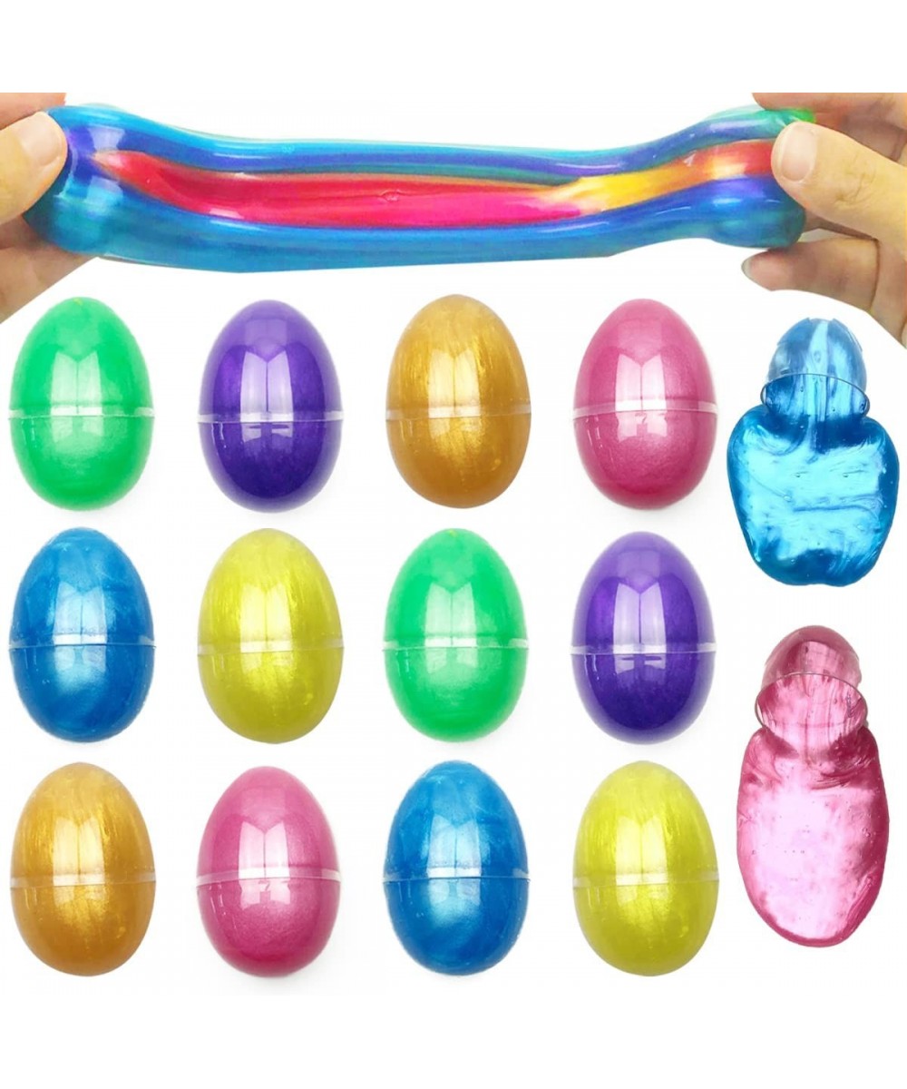 12 Pack Slime Eggs Toys Easter Eggs for Kids Girls Boys Easter Basket Stuffers Gifts Party Favors $20.84 Slime & Putty Toys