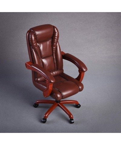 1/6 Scale Office Boss Swivel Chair for 12 Action Figure Dollhouse Accessories Miniature Furniture Dark Brown $63.96 Dollhouse...