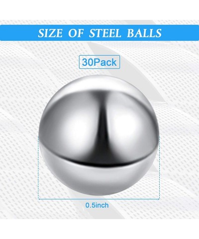 30 Pieces Labyrinth Replacement Steel Balls 0.5 Inch Replacement Balls Rust-Proof Metal Balls for Marble Runs $19.37 Marble Runs