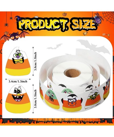 600 Pieces Halloween Stickers Halloween Pumpkin Roll Stickers 1.5 Inch Halloween Character Stickers 8 Designs Halloween Pumpk...