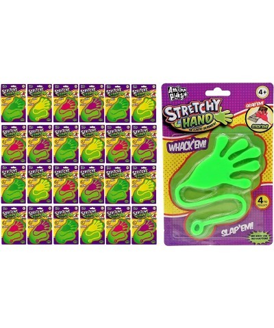 Jumbo Giant Sticky Hand for Kids Stretchy Snap Toys (Pack of 24). Great Sticky Hands Party Favors Birthday Toy Supplies Pinat...