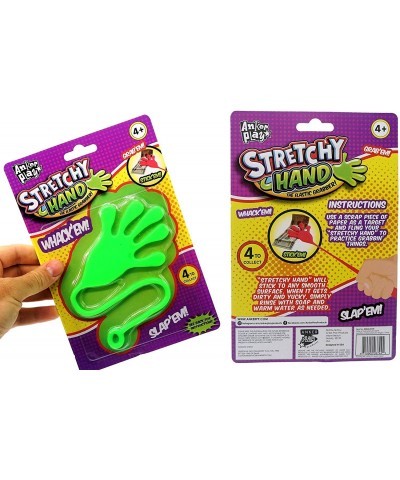 Jumbo Giant Sticky Hand for Kids Stretchy Snap Toys (Pack of 24). Great Sticky Hands Party Favors Birthday Toy Supplies Pinat...