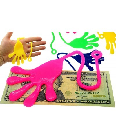 Jumbo Giant Sticky Hand for Kids Stretchy Snap Toys (Pack of 24). Great Sticky Hands Party Favors Birthday Toy Supplies Pinat...