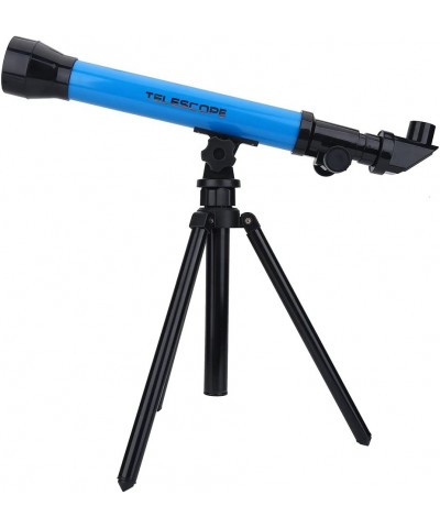 Telescope for Astronomy Beginners Adjustable 20X/40X/60X Educational Astronomical Telescope Children's Toy with Tripod(Blue) ...