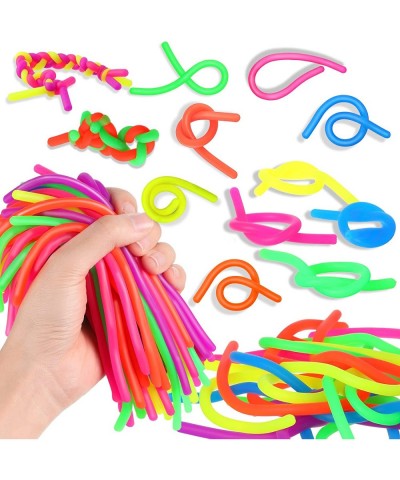 Colorful Monkey Noodle Mini Stretchy String Fidget Toys Sensory Toys Soft Stress Relief Toy Elastic Strings Fidget Toys 6.8 x...