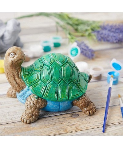 Turtle Pet Rock Painting Kit with 12 Paint Pods 2 Paint Brushes and 2 Turtles (2 Sets 16 Pieces) $34.51 Craft Kits