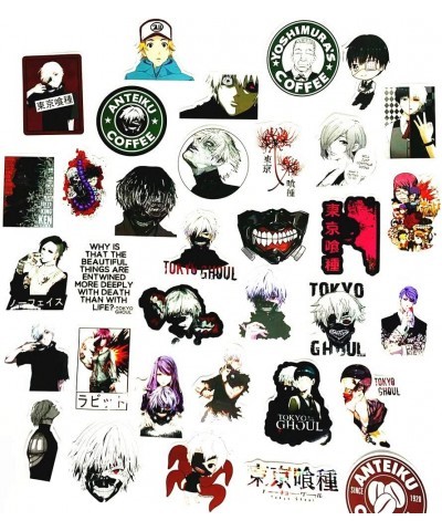 100PCS Tokyo Ghoul Stickers Anime Tokyo Ghoul Stickers for Laptop Phone Water Bottle Luggage Car Motorcycle Bicycle DIY Decor...