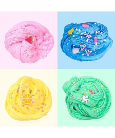 Butter Slime Kit 5 Pack Scented Candy Slime Party Favors for Girls and Boys DIY Putty Slime Toys for Kids Soft Stretchy & Non...