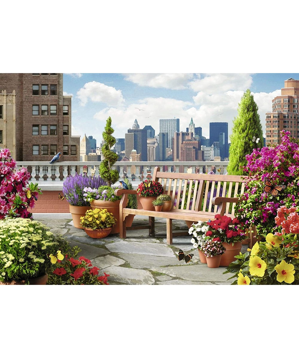 Rooftop Garden 500 Piece Large Format Jigsaw Puzzle for Adults – Every Piece is Unique Softclick Technology Means Pieces Fit ...